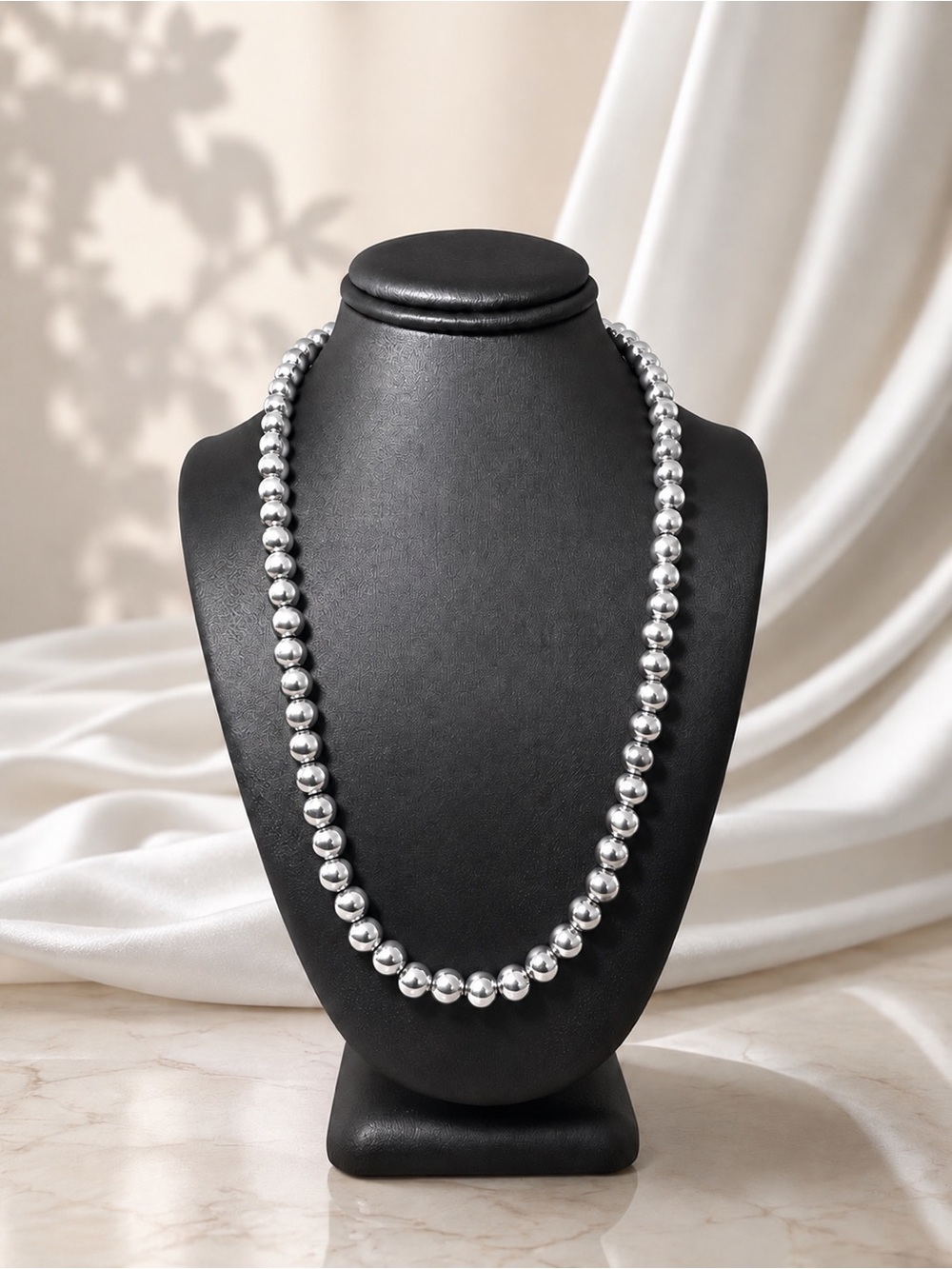 ✨ Sterling Silver 925 Beaded Necklace ✨